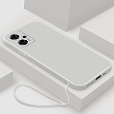 Custodia Silicone Ultra Sottile Morbida 360 Gradi Cover YK8 per Xiaomi Poco X4 GT 5G Bianco