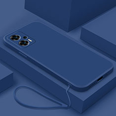 Custodia Silicone Ultra Sottile Morbida 360 Gradi Cover YK8 per Xiaomi Poco X4 GT 5G Blu