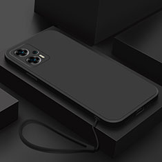 Custodia Silicone Ultra Sottile Morbida 360 Gradi Cover YK8 per Xiaomi Poco X4 GT 5G Nero