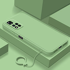 Custodia Silicone Ultra Sottile Morbida 360 Gradi Cover YK8 per Xiaomi Poco X4 NFC Verde Pastello