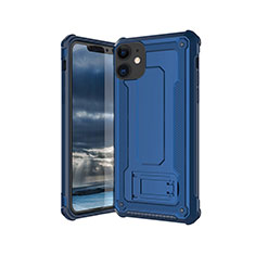 Custodia Silicone Ultra Sottile Morbida 360 Gradi Cover Z01 per Apple iPhone 11 Blu