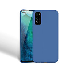 Custodia Silicone Ultra Sottile Morbida 360 Gradi Cover Z03 per Huawei Honor V30 Pro 5G Blu