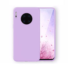 Custodia Silicone Ultra Sottile Morbida 360 Gradi Cover Z04 per Huawei Mate 30 5G Viola