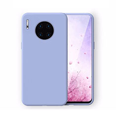 Custodia Silicone Ultra Sottile Morbida 360 Gradi Cover Z04 per Huawei Mate 30 Pro 5G Cielo Blu