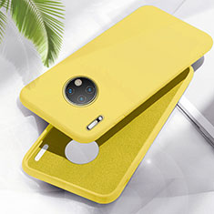 Custodia Silicone Ultra Sottile Morbida 360 Gradi Cover Z05 per Huawei Mate 30 Pro Giallo