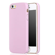 Custodia Silicone Ultra Sottile Morbida 360 Gradi per Apple iPhone 5 Rosa