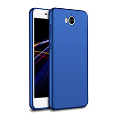 Custodia Silicone Ultra Sottile Morbida 360 Gradi per Huawei Y6 (2017) Blu