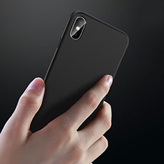 Custodia Silicone Ultra Sottile Morbida C02 per Apple iPhone Xs Nero