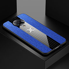 Custodia Silicone Ultra Sottile Morbida Cover C01 per Xiaomi Poco F2 Pro Blu