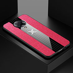 Custodia Silicone Ultra Sottile Morbida Cover C01 per Xiaomi Redmi K30 Pro 5G Rosa Caldo