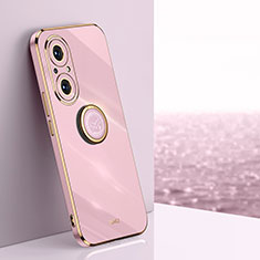 Custodia Silicone Ultra Sottile Morbida Cover con Magnetico Anello Supporto XL1 per Huawei Nova 9 SE Lavanda