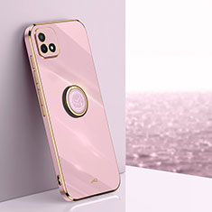 Custodia Silicone Ultra Sottile Morbida Cover con Magnetico Anello Supporto XL1 per Realme C11 (2021) Lavanda