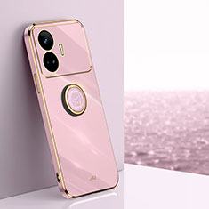 Custodia Silicone Ultra Sottile Morbida Cover con Magnetico Anello Supporto XL1 per Realme GT Neo5 SE 5G Lavanda