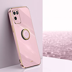 Custodia Silicone Ultra Sottile Morbida Cover con Magnetico Anello Supporto XL1 per Realme V11 5G Lavanda