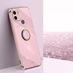 Custodia Silicone Ultra Sottile Morbida Cover con Magnetico Anello Supporto XL1 per Xiaomi Redmi A1 Plus Rosa