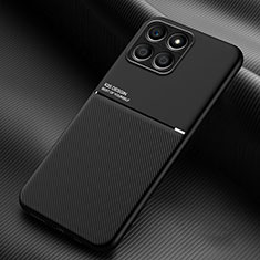 Custodia Silicone Ultra Sottile Morbida Cover con Magnetico per Huawei Honor 70 Lite 5G Nero