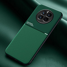 Custodia Silicone Ultra Sottile Morbida Cover con Magnetico per Huawei Mate 50 Verde