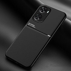 Custodia Silicone Ultra Sottile Morbida Cover con Magnetico per Huawei Nova 11 SE Nero