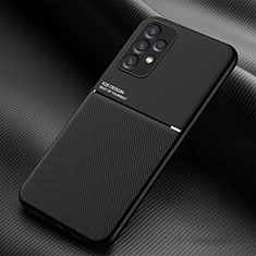 Custodia Silicone Ultra Sottile Morbida Cover con Magnetico per Samsung Galaxy A32 4G Nero