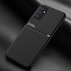 Custodia Silicone Ultra Sottile Morbida Cover con Magnetico per Samsung Galaxy A72 4G Nero