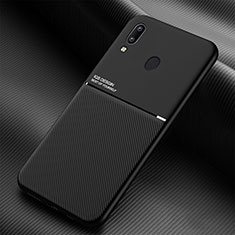 Custodia Silicone Ultra Sottile Morbida Cover con Magnetico per Samsung Galaxy M10S Nero