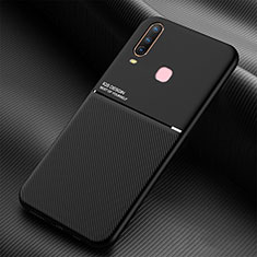 Custodia Silicone Ultra Sottile Morbida Cover con Magnetico per Vivo Y15 Nero