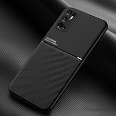 Custodia Silicone Ultra Sottile Morbida Cover con Magnetico per Xiaomi POCO M3 Pro 5G Nero