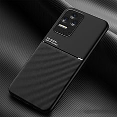 Custodia Silicone Ultra Sottile Morbida Cover con Magnetico per Xiaomi Redmi K50 5G Nero