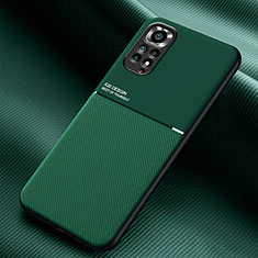 Custodia Silicone Ultra Sottile Morbida Cover con Magnetico per Xiaomi Redmi Note 11S 4G Verde