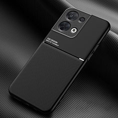 Custodia Silicone Ultra Sottile Morbida Cover con Magnetico per Xiaomi Redmi Note 13 Pro 5G Nero