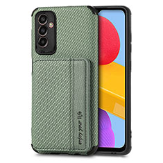 Custodia Silicone Ultra Sottile Morbida Cover con Magnetico S02D per Samsung Galaxy M13 5G Verde