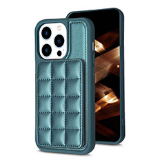 Custodia Silicone Ultra Sottile Morbida Cover con Magnetico S03D per Apple iPhone 14 Pro Max Verde