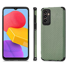 Custodia Silicone Ultra Sottile Morbida Cover con Magnetico S03D per Samsung Galaxy M13 5G Verde