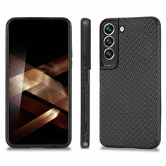 Custodia Silicone Ultra Sottile Morbida Cover con Magnetico S03D per Samsung Galaxy S25 5G Nero