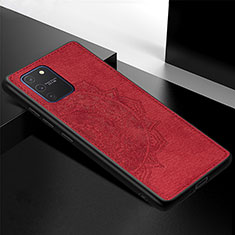 Custodia Silicone Ultra Sottile Morbida Cover con Magnetico S04D per Samsung Galaxy M80S Rosso