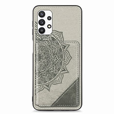 Custodia Silicone Ultra Sottile Morbida Cover con Magnetico S05D per Samsung Galaxy A32 4G Grigio