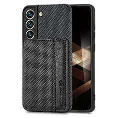 Custodia Silicone Ultra Sottile Morbida Cover con Magnetico S05D per Samsung Galaxy S25 5G Nero