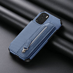 Custodia Silicone Ultra Sottile Morbida Cover con Magnetico S05D per Xiaomi Mi 11i 5G Blu