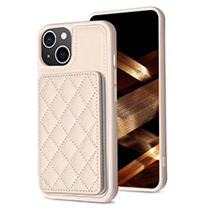 Custodia Silicone Ultra Sottile Morbida Cover con Magnetico S10D per Apple iPhone 13 Oro