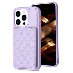 Custodia Silicone Ultra Sottile Morbida Cover con Magnetico S10D per Apple iPhone 16 Pro Max Lavanda