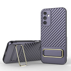 Custodia Silicone Ultra Sottile Morbida Cover con Supporto KC1 per Samsung Galaxy M44 5G Lavanda