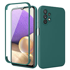 Custodia Silicone Ultra Sottile Morbida Cover Fronte e Retro 360 Gradi MJ1 per Samsung Galaxy A32 4G Verde