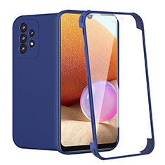 Custodia Silicone Ultra Sottile Morbida Cover Fronte e Retro 360 Gradi per Samsung Galaxy A32 4G Blu