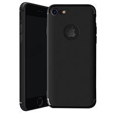 Custodia Silicone Ultra Sottile Morbida Cover H01 per Apple iPhone 8 Nero