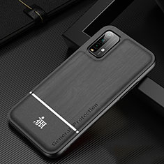 Custodia Silicone Ultra Sottile Morbida Cover JM1 per Xiaomi Redmi 9T 4G Nero