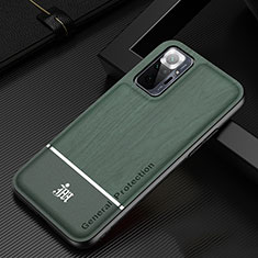 Custodia Silicone Ultra Sottile Morbida Cover JM1 per Xiaomi Redmi Note 10 Pro 4G Verde