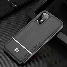 Custodia Silicone Ultra Sottile Morbida Cover JM1 per Xiaomi Redmi Note 9 4G Nero