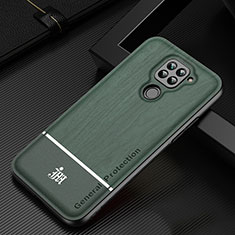 Custodia Silicone Ultra Sottile Morbida Cover JM1 per Xiaomi Redmi Note 9 Verde