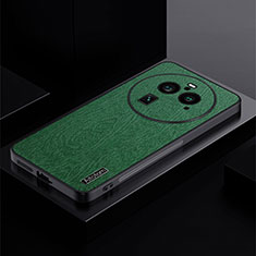 Custodia Silicone Ultra Sottile Morbida Cover PB1 per Oppo Find X6 5G Verde