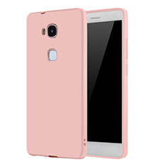 Custodia Silicone Ultra Sottile Morbida Cover S01 per Huawei Honor Play 5X Oro Rosa